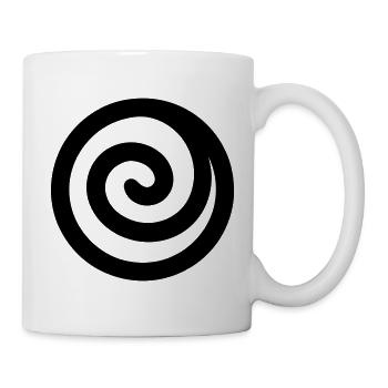 japonaise spirale - Mug blanc - blanc - Droite