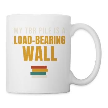 Mon mur porteur de pieux à lire - Mug blanc - blanc - Droite