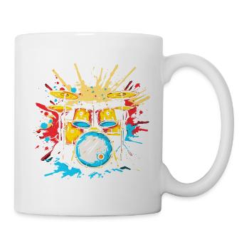 Drums Steamwave - Mug - white - Right