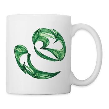 Dance of the Algae – Chaos Art - Mug - white - Right