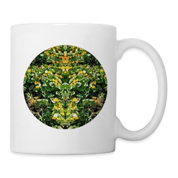 Nature Mandala Bach Flower Pattern - Mug - white - Right