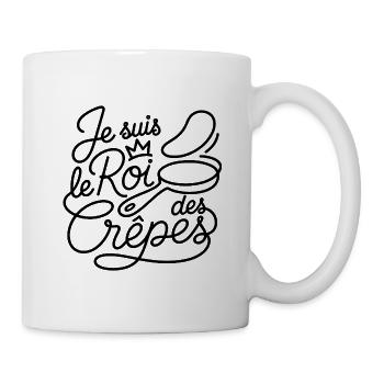 Je suis le Roi des Crêpes - Mug blanc - blanc - Droite