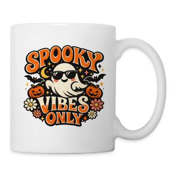 Ambiances effrayantes Seulement Ghost Retro Halloween - Mug blanc - blanc - Droite