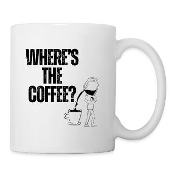 Wheres The Coffee - Mug - white - Right