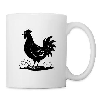 Chicken with Eggs - Mug - white - Right