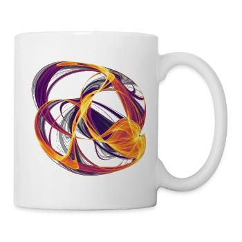 Firewalking – Chaos Theory Art - Mug - white - Right