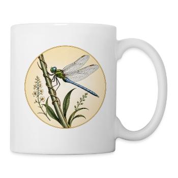 Dragonfly Emperor Anax Imperator - Mug - white - Right