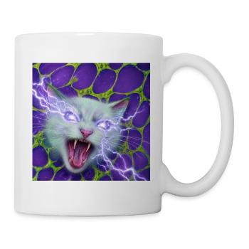 Neo cat - Mug blanc - blanc - Droite