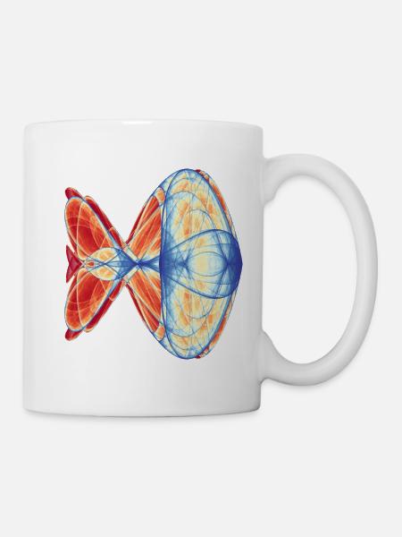 Feu et Glace - Art du Chaos - Mug blanc - blanc