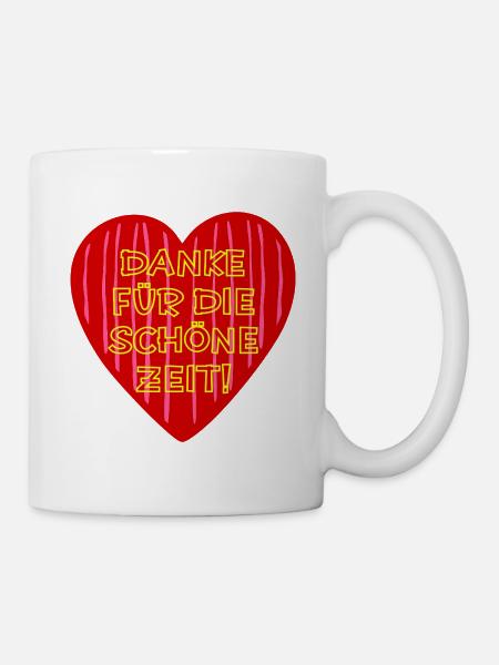 Danke Schöne Zeit - Tasse - Weiß