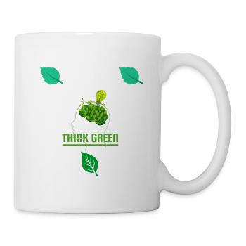 Thank Green: Leafy Bulb - Mug - white - Right