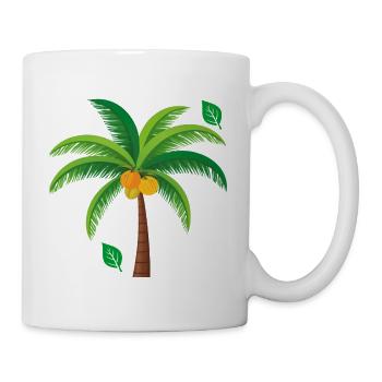 Tropical Palm Tree Colorful - Mug - white - Right