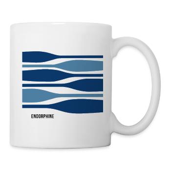 Endorphins – paddling with a good feeling - Mug - white - Right