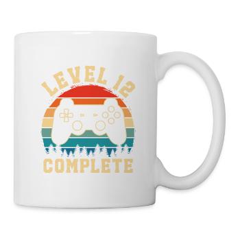 Level 12 complete – 12th anniversary gift - Mug - white - Right