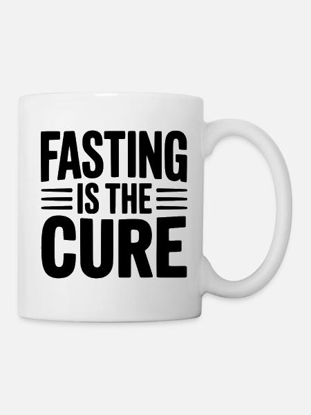 Fasten ist Heilung - Tasse - Weiß