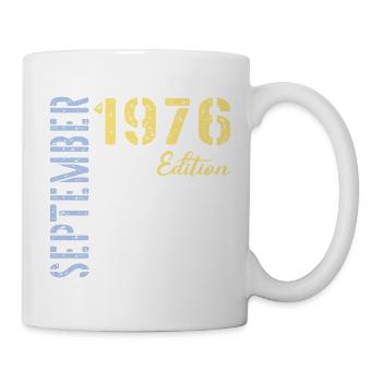 September 1976, 50th birthday - Mug - white - Right