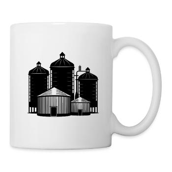 Grain Bins - Mug - white - Right