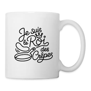 Je suis le Roi des Crêpes - Mug blanc - blanc - Droite