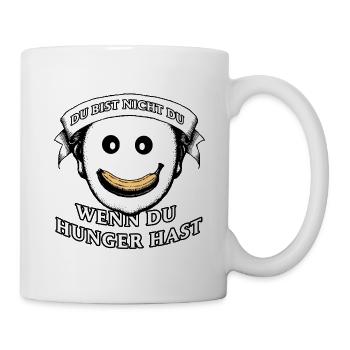 Du bist nicht du, wenn du Hunger hast - Tasse - Weiß - Rechts