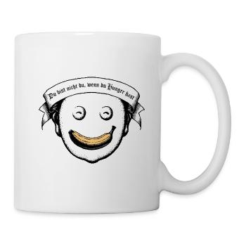 Du bist nicht du, wenn du Hunger hast - Tasse - Weiß - Rechts