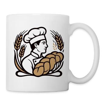 Baecker Hefezopf Logo - Mug - white - Right