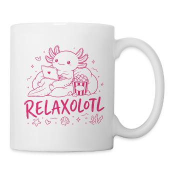 RELAXOLOTL - Cute Relaxing AXOLOTL - Mug - white - Right