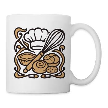 Whisk Baeckerhut Logo - Mug - white - Right