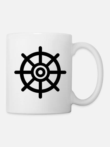 Ruderboot - Tasse - Weiß