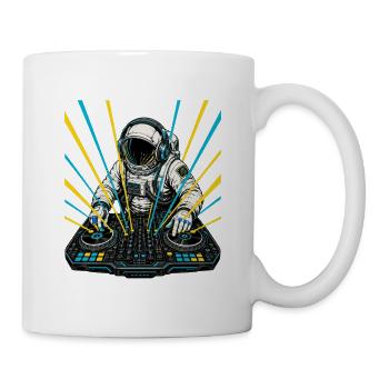 Astronaut DJ Laser - Mug - white - Right