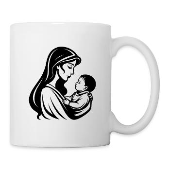 Mother and Baby - Mug - white - Right