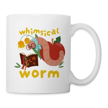 Whimsical Worm - Mug - white - Right