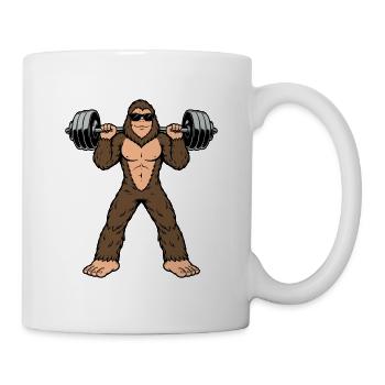 Sasquatch Heavy Dumbbells - Mug - white - Right