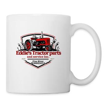 Eddie's Tractor Parts Logo - Mug - white - Right