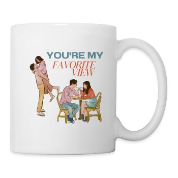 You're My Favorite View Romantic Couple Gift - Mug - white - Right