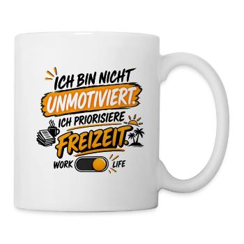 Unmotiviert Freizeit Stil - Tasse - Weiß - Rechts