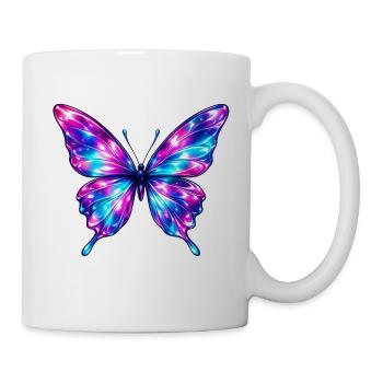 Glossy Metallic Butterfly - Mug - white - Right