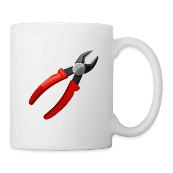Pinces - Mug blanc - blanc - Droite