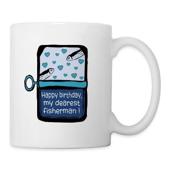 Birthday Fisherman Sardines - Mug - white - Right