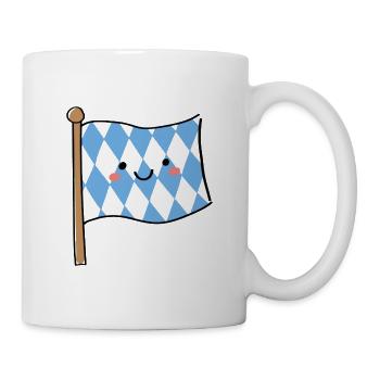 Cute Bavaria Flag Kawaii - Mug - white - Right