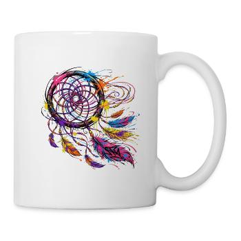 Symbol & Religion - Graffiti Dreamcatcher - Mug - white - Right