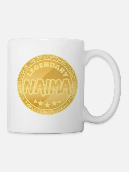 Geschenkidee Naima - Tasse - Weiß