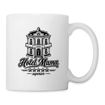 Hotel Mama Superior Logo - Mug - white - Right