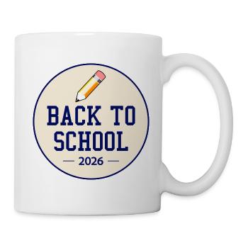 Zurück zur Schule 2026 | Schülerlehrerin - Tasse - Weiß - Rechts