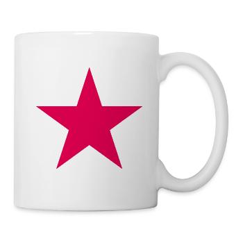 Neon Pink Star - Mug - white - Right