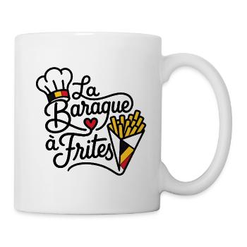 La Baraque à Frites — Design Belge - Mug blanc - blanc - Droite