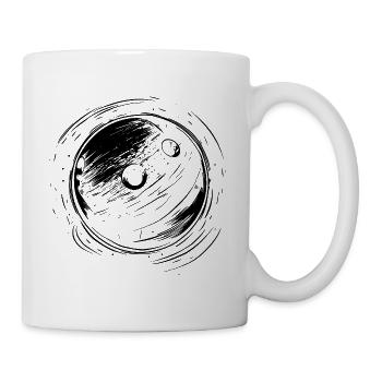 Bowling Ball Line Art - Mug - white - Right