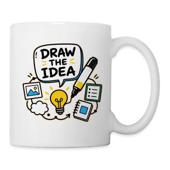 DRAW THE IDEA - Mug - white - Right