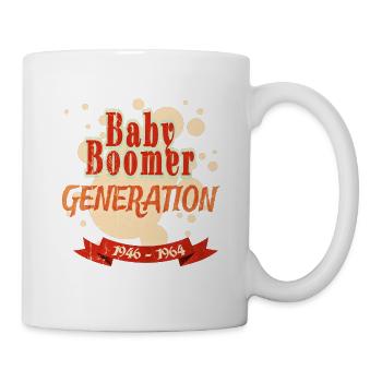 Design Baby Boomer Generation (1946 - 1964) - Tasse - Weiß - Rechts