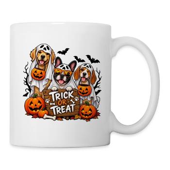 Halloween Dogs Trick or Treat - Mug - white - Right