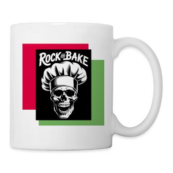 Rock Bake Skull Cook Motif - Mug - white - Right